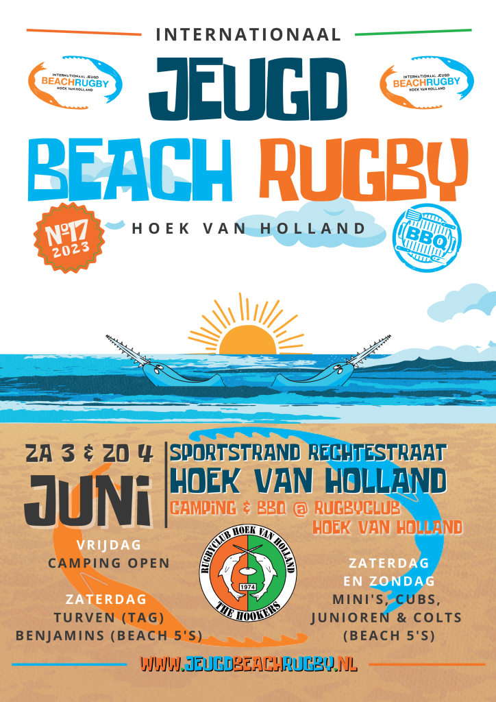 naar Internationaal Jeugd Beach Rugby Hoek van Holland