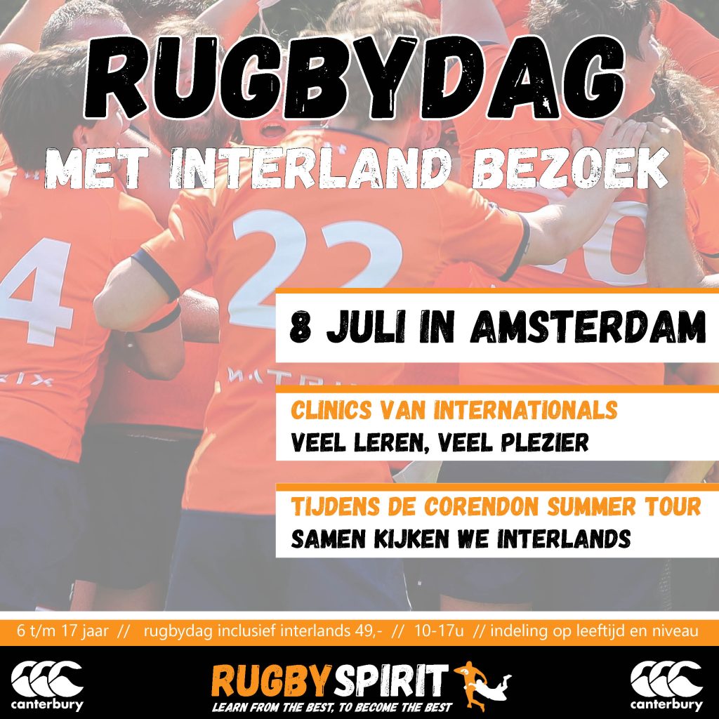 naar Rugbydag met interland bezoek