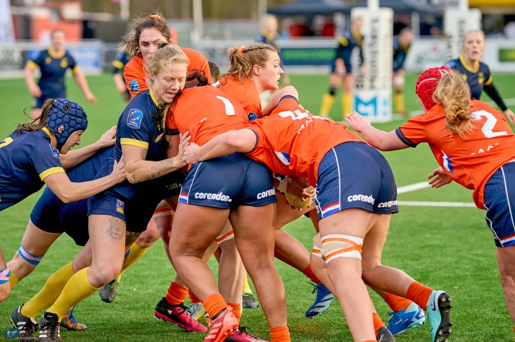 naar Sterke tweede helft levert Nederland de volle winst (7-31) op in en tegen Portugal