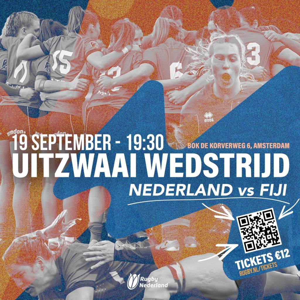 naar Oranje Dames XV vs Fiji
