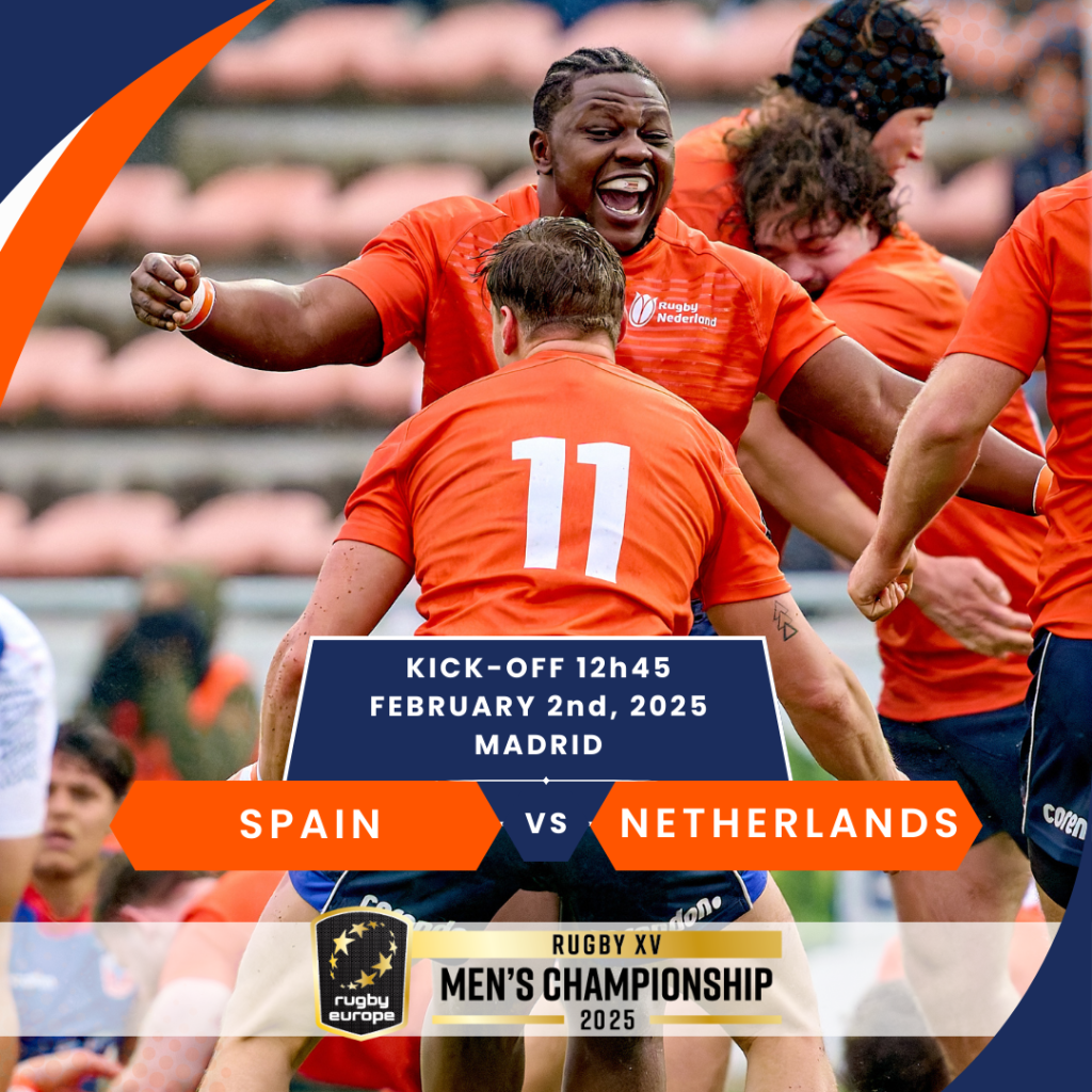 naar SPANJE vs ORANJE HEREN XV