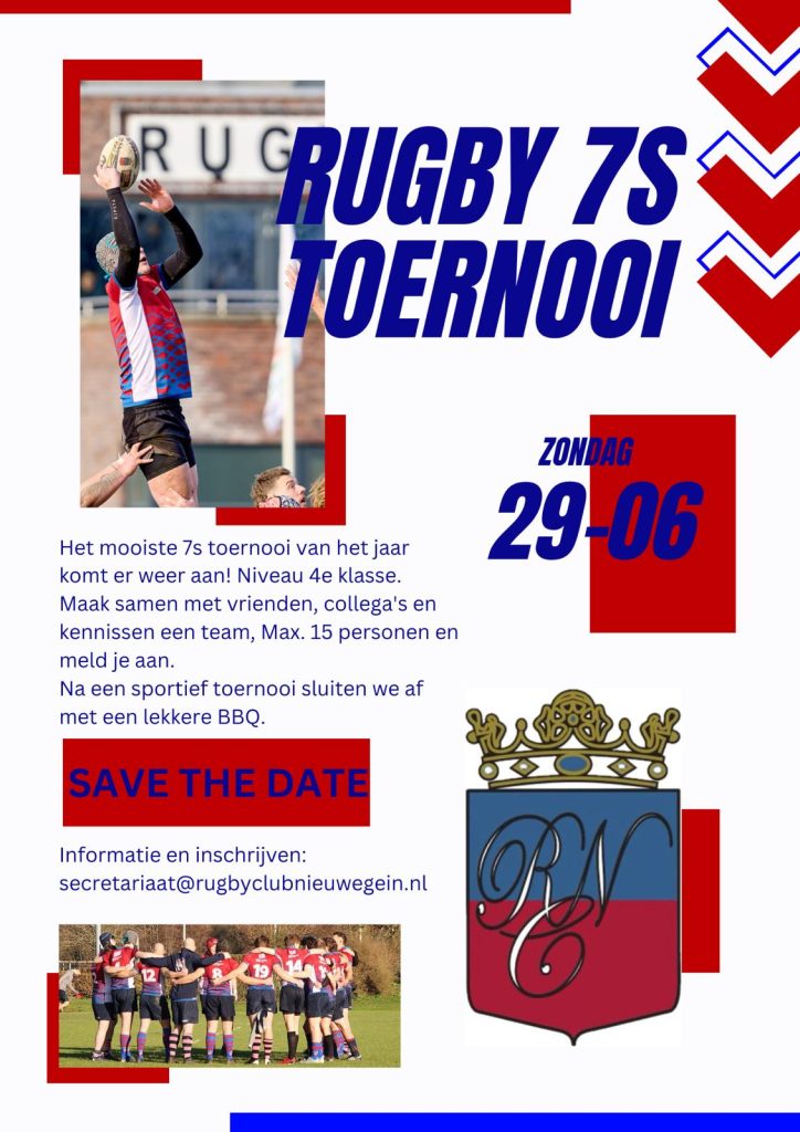 naar RUGBY 7S TOERNOOI NIEUWEGEIN