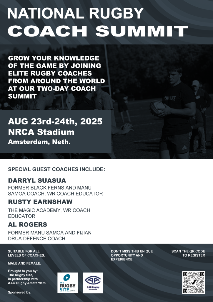naar The Rugby Site Coach Summit 2025 – Amsterdam