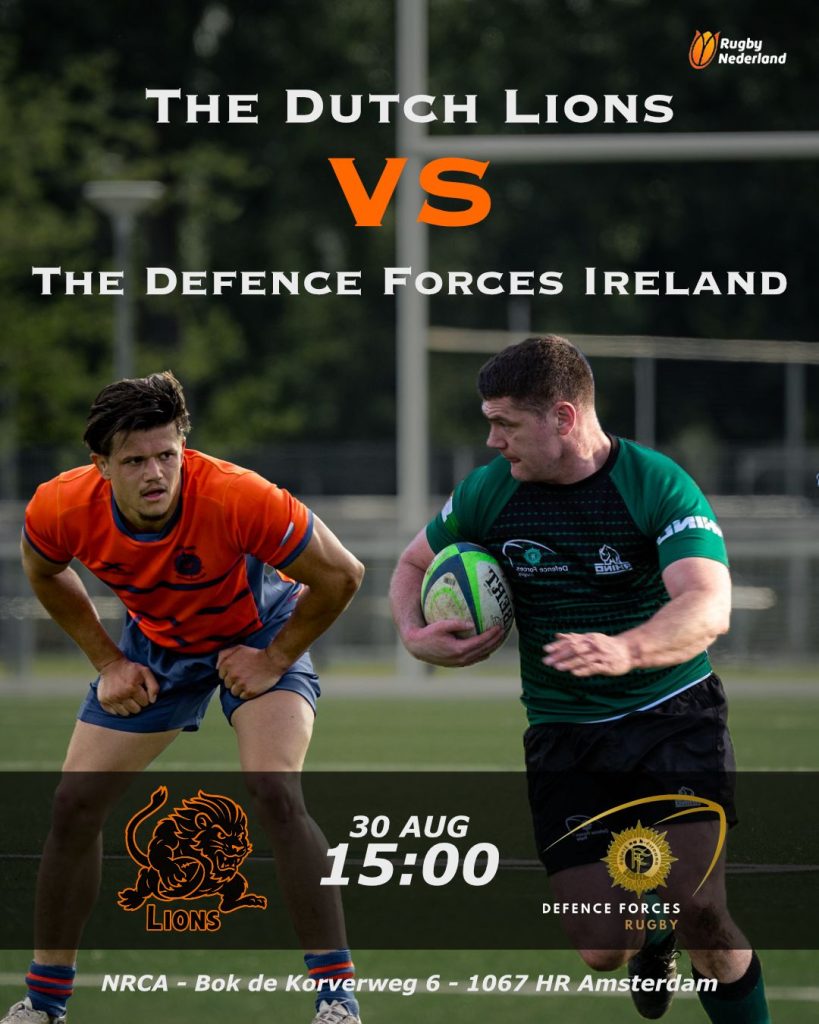 naar The Dutch Lions vs The Defence Forces Ireland