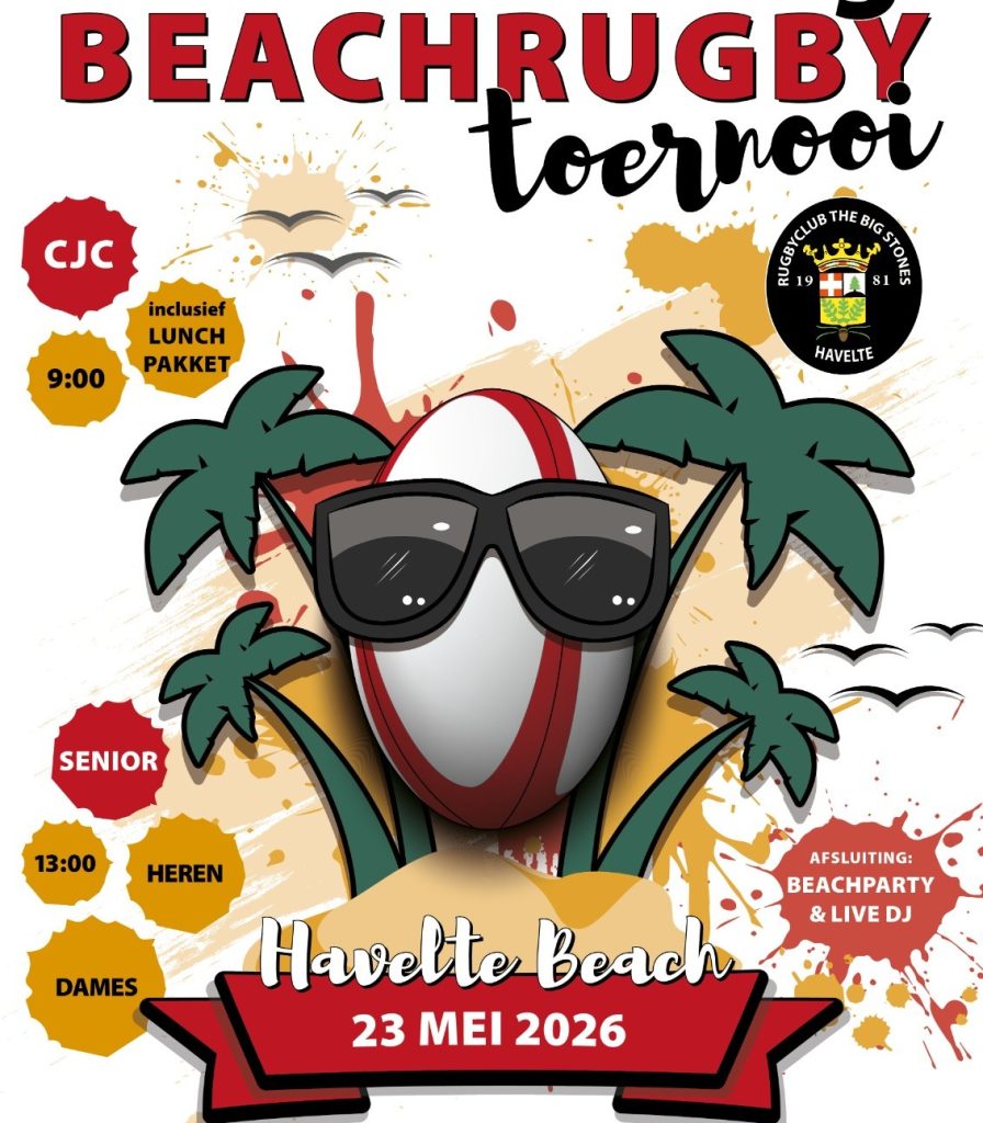 naar Beachrugby toernooi Havelte 2026